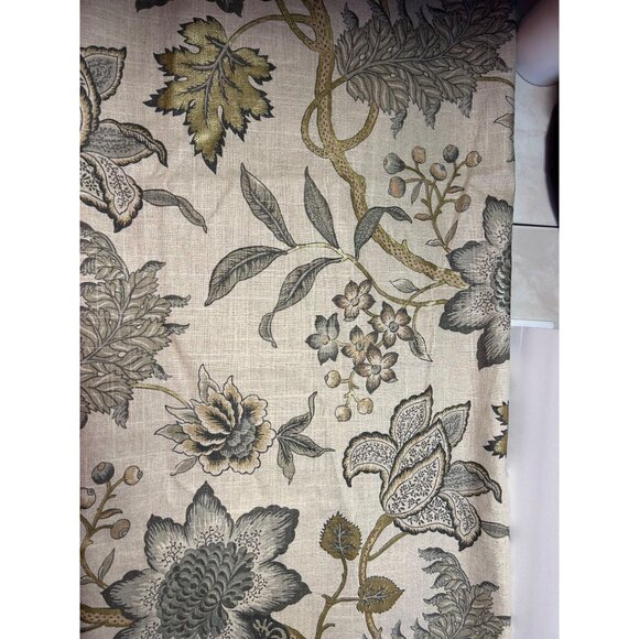 Vintage Floral Fabric By Waverly An Authentic Screen Print 57" Width - Picture 7 of 7